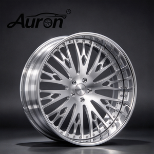 Auron Aluminum Alloy Wheel Machine <b>Lip</b> Five Spoke 2 Piece Cast for Passenger Car Retrofit Upgrade Wheels New Wholesale - Product Image 1