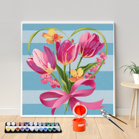 Kits de peinture par numéros DIY personnalisables, ensemble de peinture à l'huile non personnalisé pour adultes, enfants et débutants, livraison directe