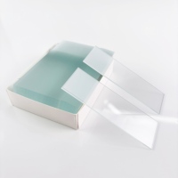 Single Frosted Cover Glass Microscope Slide Excellent for OEM Customizable Laboratory Research Lab Supplies