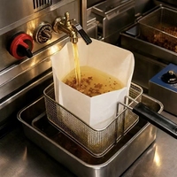 Kertas Saring Minyak Goreng Premium Kualitas Makanan, Terbuat dari Pulp Kayu, Tahan Lama, untuk Penggorengan Komersial