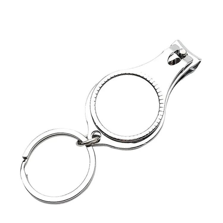 Multifunctionele 3-In-1 Flesopener, Sleutelhanger, Nagelknipper Souvenir Sublimatie Blanco Multi Mini Tool Sleutelhanger