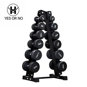 Evet veya hayır en çok satan kişiselleştirilmiş ağırlıkları Dumbbells Set profesyonel yuvarlak kafa ayarlanabilir dambıl