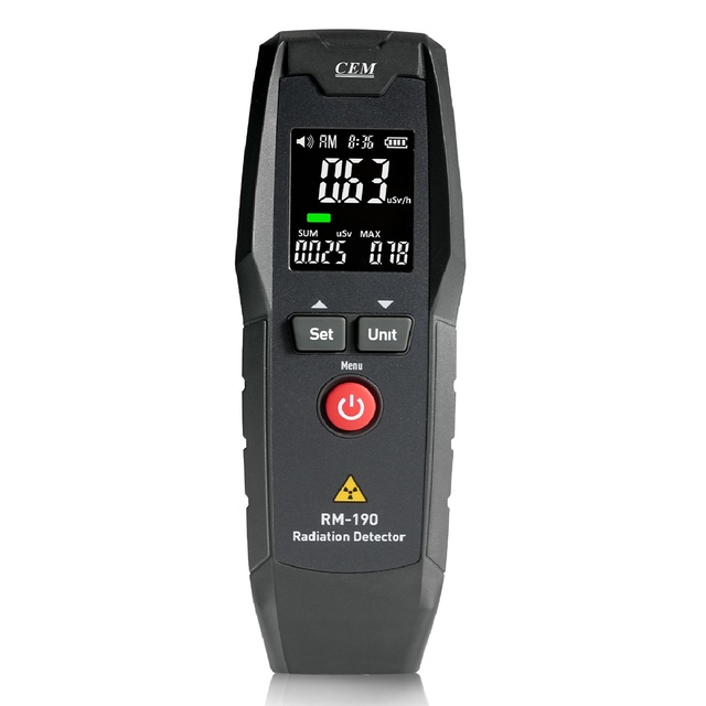 RM-190 Geiger Counter Nuclear Radiation Detector Inspector Alert V2 Portable Multi-function Ray Detector