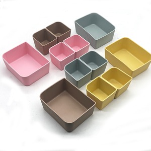 silicone storage <b>box</b> rectangular square cosmetic organizer tray desk <b>small</b> items divider food compartment silicone storage tray - Product Image 6