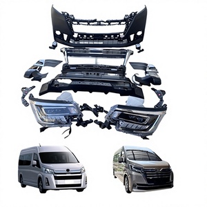 ชุดบอดี้พลาสติก PP กันชนรถยนต์สำหรับ Toyota Hiace <span class=keywords><strong>Commuter</strong></span> 2018ดีลักซ์เพื่อ<span class=keywords><strong>2020</strong></span>รถ - Product Image 1