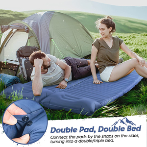 Colchoneta <span class=keywords><strong>Inflable</strong></span> Portátil y Ligera para Acampar al Aire Libre, Colchón de Aire Plegable - Product Image 6