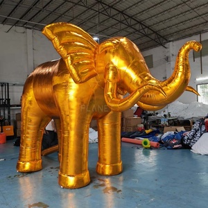Modelo de Elefante Inflable Gigante de Tamaño Real para Publicidad Exterior, Elefante Inflable Grande para Decoración - Product Image 2