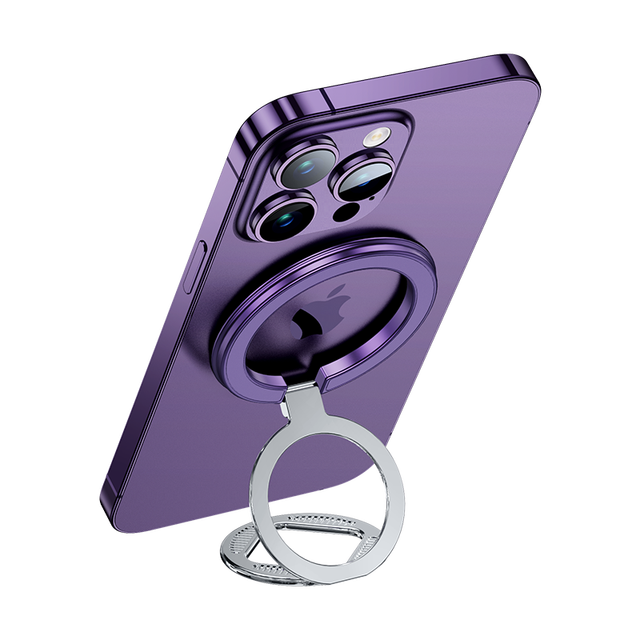 Ergonomic 360 Degree Rotate Adjustable Phone Holder Aluminum Metal Double Sides Magnet Phone Tablet Stand for iPhone for iPad