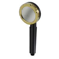 Pommeau de Douche Portable Personnalisé en Coton PP avec Filtre à Vitamine C et Arôme, Noir et Or – Grossiste Distributeur