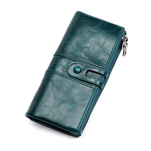 Portefeuilles de créateur tendance pour femmes, portefeuille long en <span class=keywords><strong>cuir</strong></span>, <span class=keywords><strong>porte</strong></span>-<span class=keywords><strong>monnaie</strong></span> et cartes, pochette pour femmes avec double fermeture éclair, vente en gros - Product Image 5