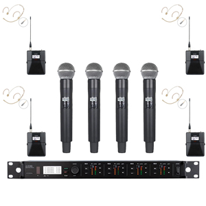 Microfono Wireless Professionale UHF ULXD4Q a Doppio Canale con BETA58A e ULXD1, per Chiesa e Uso Professionale - Product Image 2