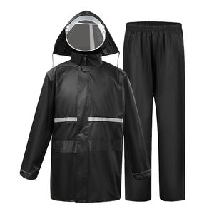 Chubasquero desechable profesional <span class=keywords><strong>para</strong></span> motocicleta, chaqueta de pongee reflectante impermeable con PVC a prueba de <span class=keywords><strong>lluvia</strong></span> <span class=keywords><strong>para</strong></span> actividades al aire libre, pesca - Product Image 2