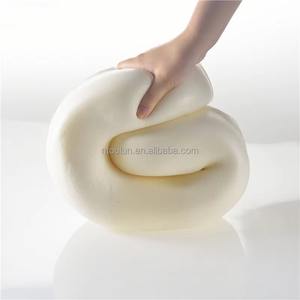 Bantal leher perjalanan portabel, busa memori bentuk U kualitas tinggi untuk tempat tidur kantor Hotel pendingin pijat magnetik - Product Image 2