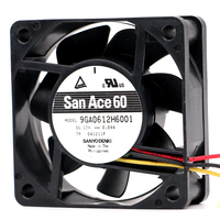 SANYO 9G0612P1M031 12VDC 0,09A 60*60*20MM 6020 6CM SANYO Kipas Pendingin Aksial Bantalan Bola Asli