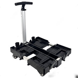 Carretilla de Plataforma Plegable Ligera y Silenciosa de 4 Ruedas, Carro de Transporte Plegable, Carro de Mano Plegable, Utilizado para Cajas de Herramientas Apilables - Product Image 4