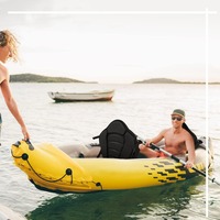 Siège de bateau universel professionnel imperméable, siège de kayak/canoë rembourré de luxe avec dossier réglable pour la pêche