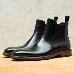 Chaussures habillées pour hommes de style britannique décontracté, de haute qualité, en cuir véritable, pour mariage, nouvelle collection, tendance - Product Image 2