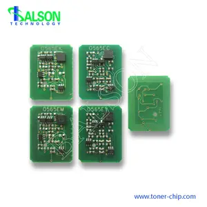 Reset chip toner 43865708 43865707 43865706 43865705 chip compatibile per OKIS C5650 C5750