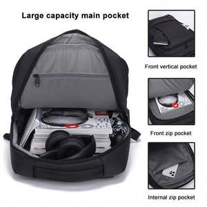 Sac à dos pour ordinateur portable de 15,6 pouces, étanche, avec port USB, vente en gros, sac à dos de voyage pour hommes, sac à dos d'école personnalisé - Product Image 4