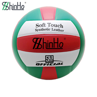 Ballon de volley-ball laminé écologique Shinho avec logo personnalisé pour hommes et femmes, idéal pour les cadeaux, les matchs et l'entraînement, conforme aux normes EU PPWR REACH