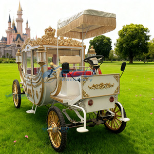 Charrette royale électrique de tourisme Xuchang, élégante et de haute qualité, en acier, type chariot à chevaux - Product Image 4