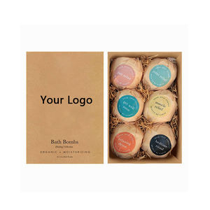 Vente en gros Marque privée Coloré Donut Cupcake Enfants Bombes de Bain Bio Fizzy 100mg Coffret Cadeau 12 <span class=keywords><strong>Bombe</strong></span> de Bain - Product Image 2