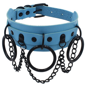 Manufacturers Direct European and American Collar Necklaces <strong>O</strong>-<strong>ring</strong> Black Chain Collarbone Chain <strong>Choker</strong> - Product Image 5