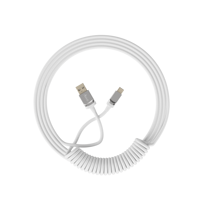 Cable en Espiral Akko de 1.5M, Conector de Extensión para Teclado Mecánico para Juegos, Cable en Espiral USB C