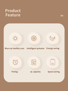 <span class=keywords><strong>Lavadora</strong></span> de Ropa Interior Pequeña para Uso Doméstico, <span class=keywords><strong>Lavadora</strong></span> Portátil de 9L para Viajes, <span class=keywords><strong>Lavadora</strong></span> Ultrasónica para Ropa Interior y Calcetines - Product Image 5