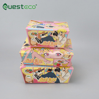 Boîtes en papier en carton à double compartiment-Récipients jetables étanches à emporter pour poulet frit, collations et frites