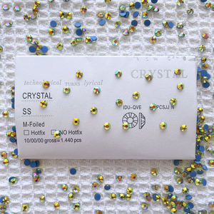 Yantuo all'ingrosso 1440 pezzi SS4-30 Aurum Hotfix Strass con Strass con Strass a caldo in ferro su Strass per indumento scarpe eleganti - Product Image 3