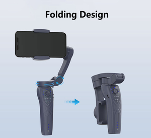 Estabilizador de <span class=keywords><strong>Gimbal</strong></span> Profesional Plegable F12 de 3 Ejes <span class=keywords><strong>para</strong></span> Teléfono Móvil con Seguimiento Facial y de Objetos, Venta al Por Mayor - Product Image 2