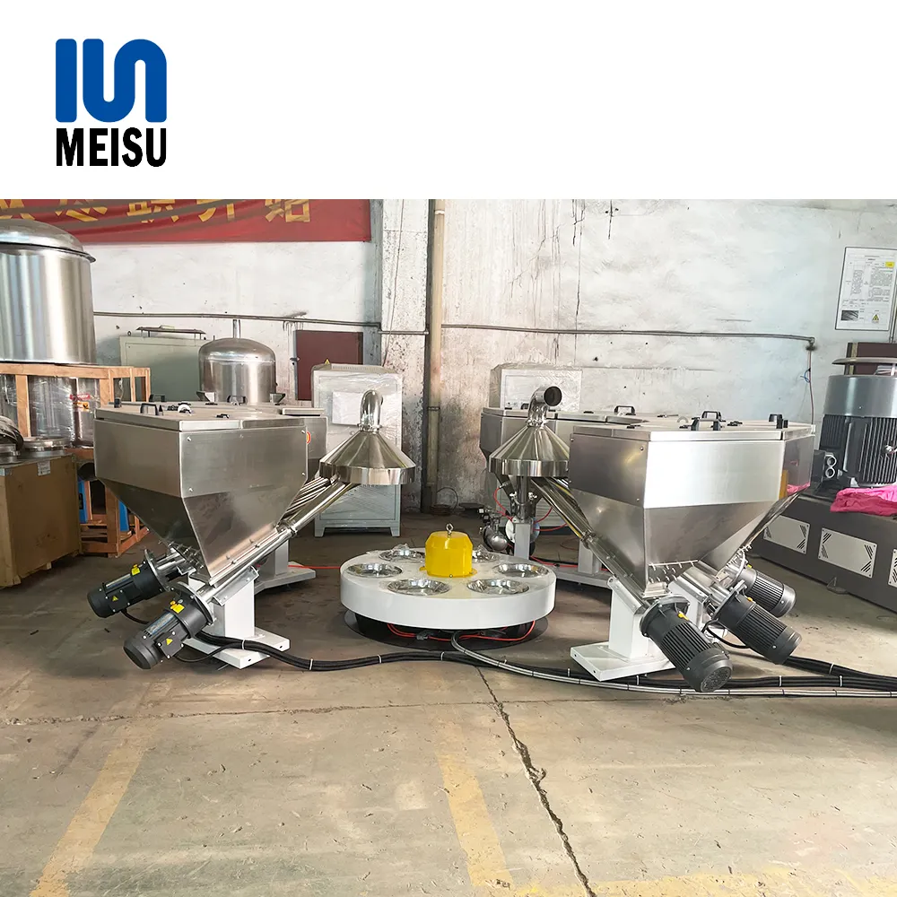 Máquina de pesaje automática de sistema de dosificación de línea de mezcla de fórmula de polvo pequeño para la industria alimentaria