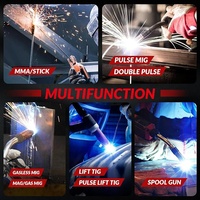 YIJIU MIG-200SP 220V 200A Double impulsion en aluminium fourré Mig Mma onduleur Machine à souder Soudeurs à l'arc portables