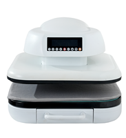 Presse à chaud électrique automatique Colorking 38x38cm pour sublimation textile et transfert vinyle 110V/220V certifiée CE/FCC/RoHS