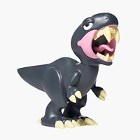 Meilleur Prix Figurine d'Action Dinosaure Version Q Jouet de Dessin Animé Art de Collection en Vinyle Petite Collection