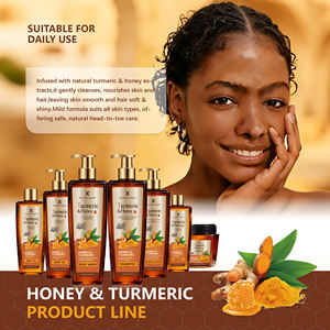 Set de Cuidado Capilar Africano con Extracto de Jengibre y Miel, Champú y Acondicionador Anticaspa, Refrescante, Limpieza Profunda, <span class=keywords><strong>Sin</strong></span> Sulfatos - Product Image 1