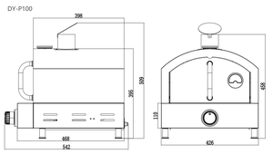 Tavolo personalizzato in acciaio inox forno per Pizza a Gas per esterni Pizza & pane cottura barbecue griglie - Product Image 5
