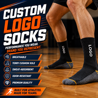 Chaussettes de sport personnalisées avec logo, chaussettes de randonnée, chaussettes d'entraînement, chaussettes de course en coton doux
