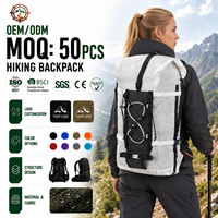 Sac à dos de randonnée en nylon ultraléger imperméable personnalisé de 40 L pour le camping, la randonnée, les sports et les voyages