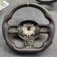 Volant de voiture personnalisé en fibre de carbone adapté à BMW MINI COOPER F54 F55 F56 F57 F60 2013 à 2021 Volant en fibre de carbone