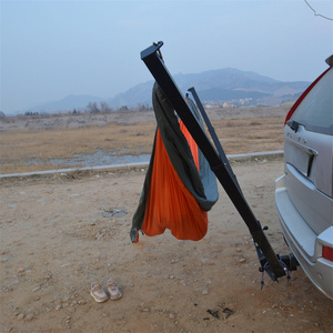 2024 Portable deux personnes en Nylon balançoire hamac Offre Spéciale acier tissu pour Camping en plein air voiture tout-terrain voyage attelage monté suspendu - Product Image 4