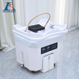 Terapi SPA Pencuci Rambut Mewah Tanpa Pipa, Bak Cuci Rambut Portabel dengan Tangki Air, Spa Kepala dan Ember Air Limbah - Product Image 2