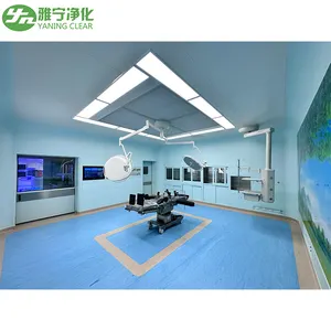 Glass Wall Quick-install Operating Room ISO 7 Modular Operating Wall Panel Operating Theater Room Customized Design for Hospital