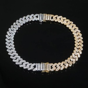 Pulsera Cubana de Diseño Grueso y Pesado de 16 mm con Incrustaciones de Moissanita, Joyería Hip Hop para Hombre - Product Image 2