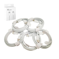 1M 60W USB-C Nylon Tressé Câble Chargeur Type C à TYPE C Câble de Charge Rapide pour iPhone 16 15 Pro Max 15 Pro Puls Avec Boîte