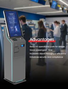 מכונת הזמנות ותשלום בשירות עצמי עם מדפסת וקורא כרטיסים, מיחזור מזומנים ומטבעות, קיוסק תשלום - Product Image 5