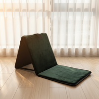 Chaise de méditation en gros personnalisable, tapis de prière pliable portable avec dossier pour le Ramadan et l'Aïd, pour musulmans orientaux