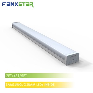 2FT Linkable LED Linear Light 3000K-5700K CCT Selectable 15w-40w Commercial <strong>Office</strong> <strong>Lighting</strong> <strong>Fixture</strong> in Batten Style - Product Image 2