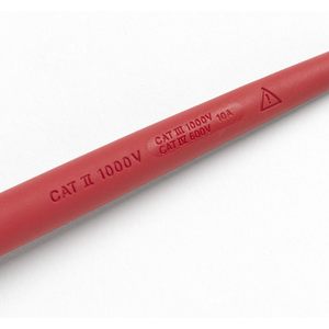 Juego de cables de prueba de punta dura Fluke Flutl75, paquete de 2, color rojo y negro, para pruebas eléctricas - Product Image 3